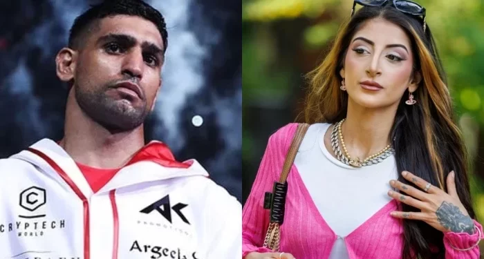 Boxer Amir Khan desperately wanted to see revealing pictures of a model?