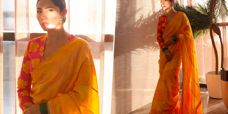 A literal ray of sunshine! Here's how you can get Mahira Khan's vibrant saree look