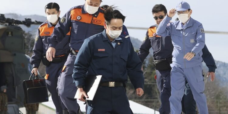 Japan’s Kishida visits quake-hit region as concerns rise about diseases in evacuation centers