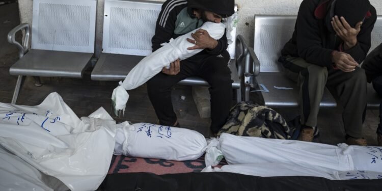 More than 30 Palestinians were reported killed in Israeli airstrikes in the Gaza Strip