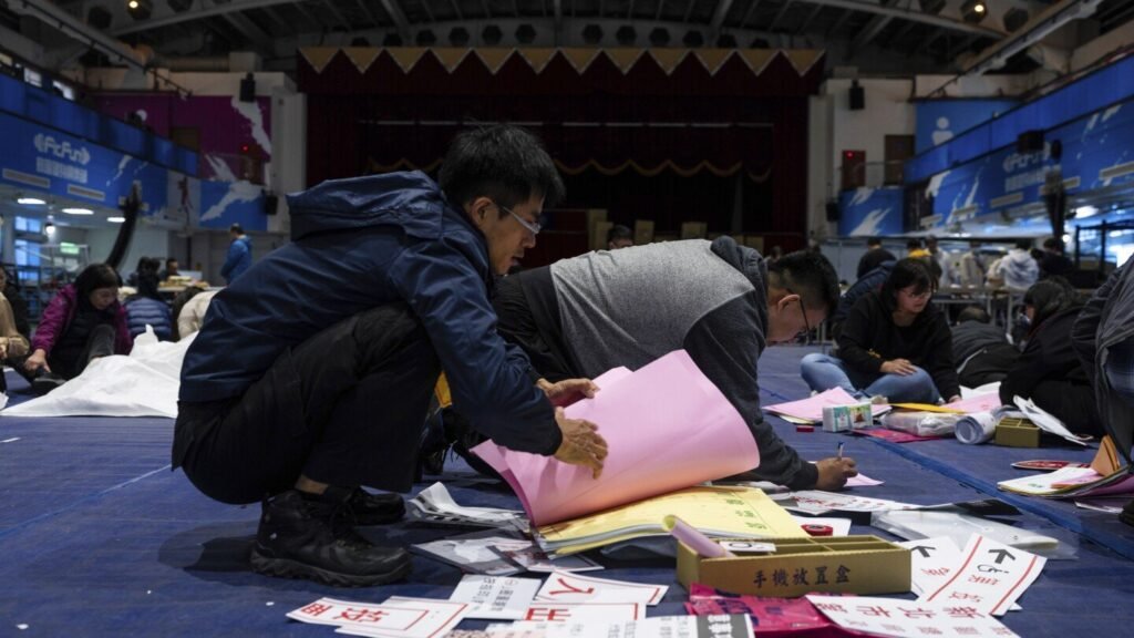 Taiwan prepares to elect a president and legislature in what’s seen as a test of control with China