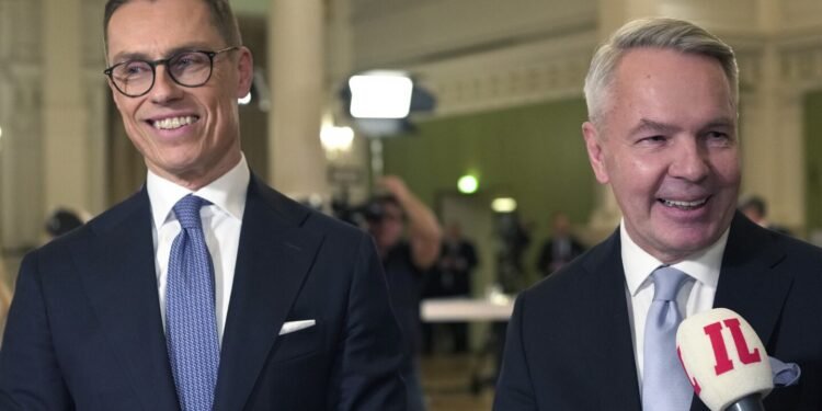 Former PM Alexander Stubb wins Finnish presidency, narrowly defeating ex-top diplomat Pekka Haavisto