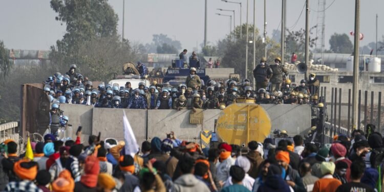 Indian farmers strike to demand guaranteed crop prices as others attempt to march to New Delhi