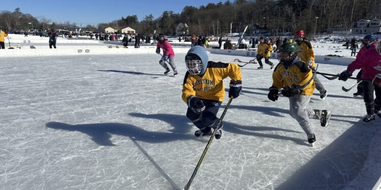 Pond hockey in New Hampshire brightens winter for hundreds. But climate change threatens the sport