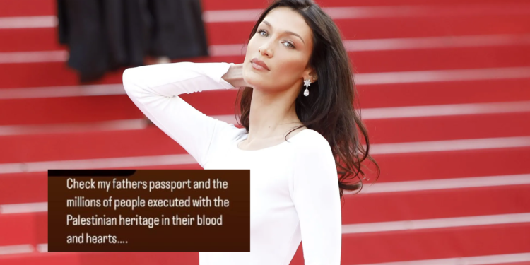 Check my father’s passport: Bella Hadid slams Israeli minister for saying Palestinians don’t exist