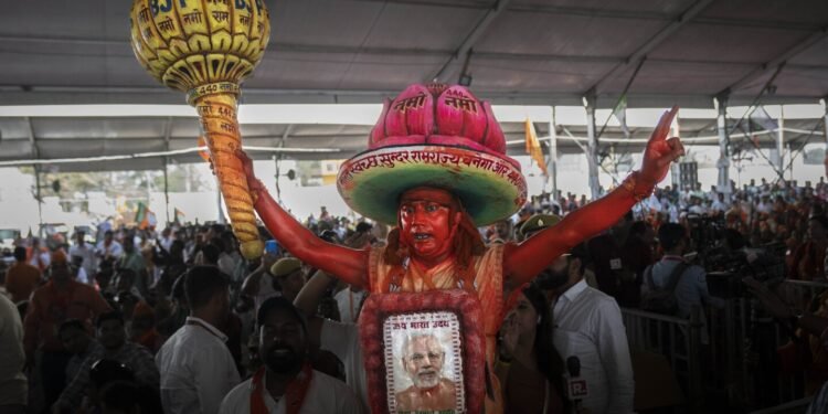 Thousands rally in India’s capital as opposition bloc and Prime Minister Modi launch their campaigns