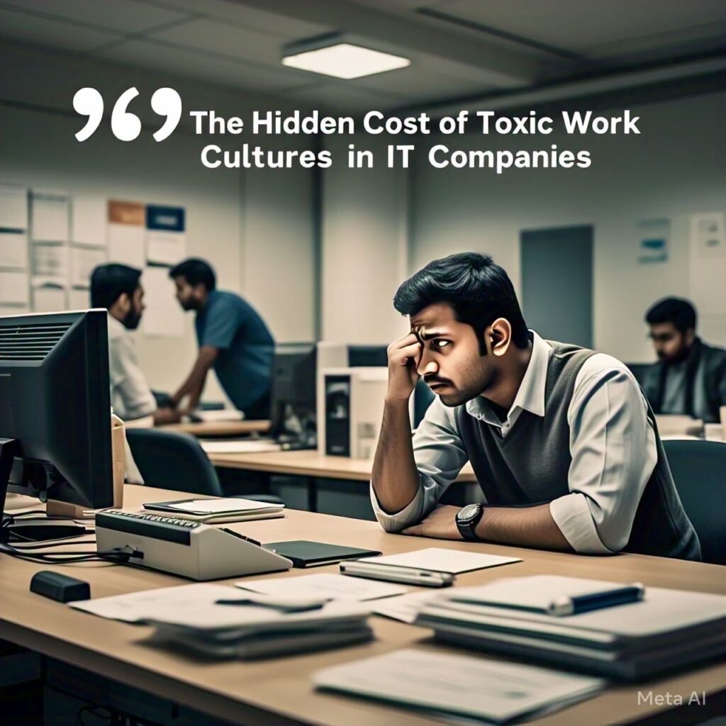 Hidden cost of toxic work culture