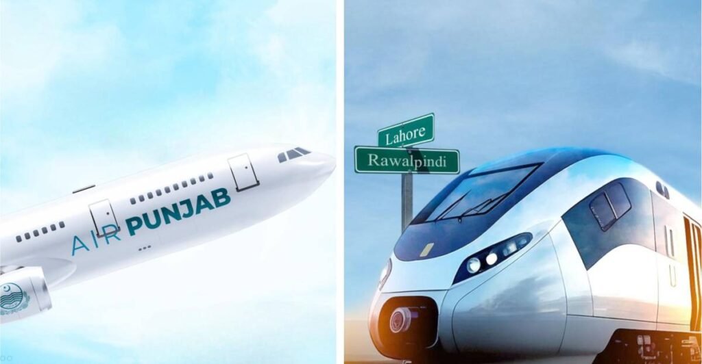 Air Punjab’ airline, high-speed rail projects in Punjab