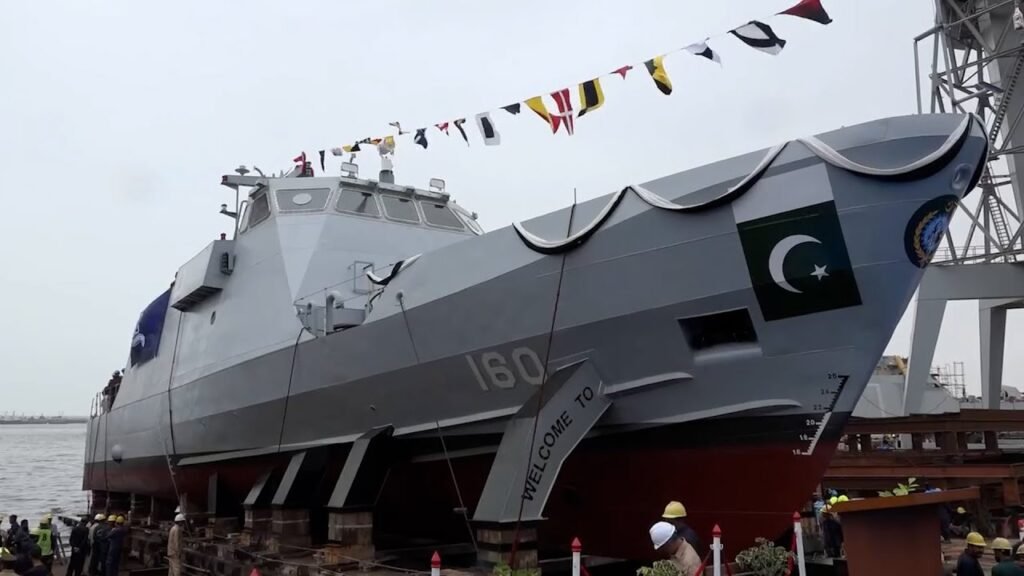 Pakistan Navy launches locally built gunboat PNS Sahiwal