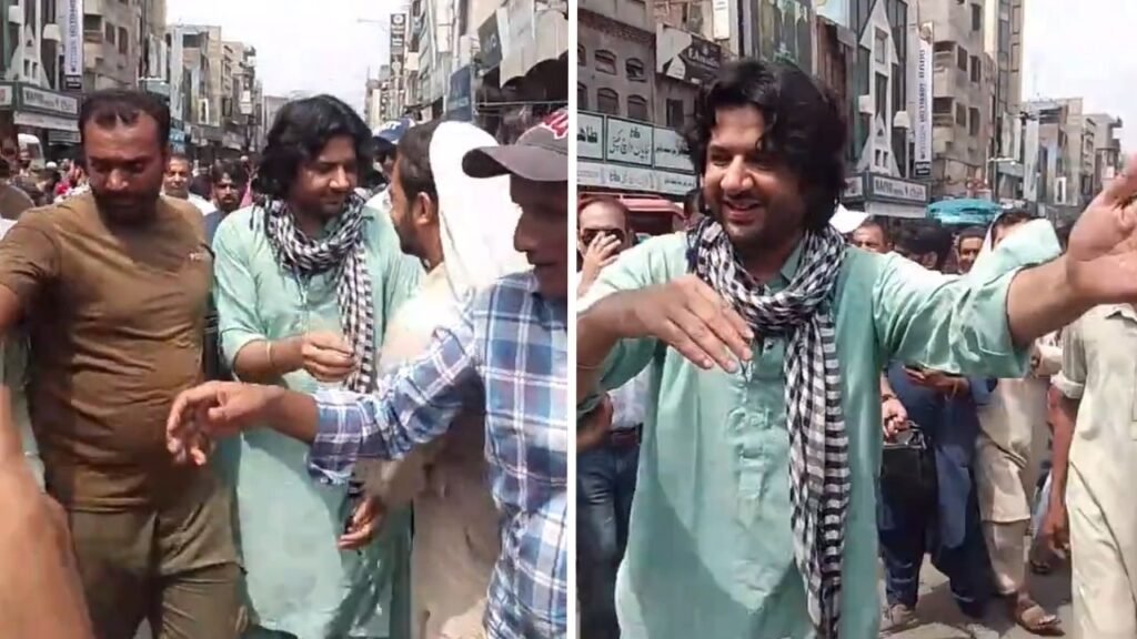Imran Ashraf Crowd Control Video Goes Viral During ‘Masoom’ Shoot in Faisalabad