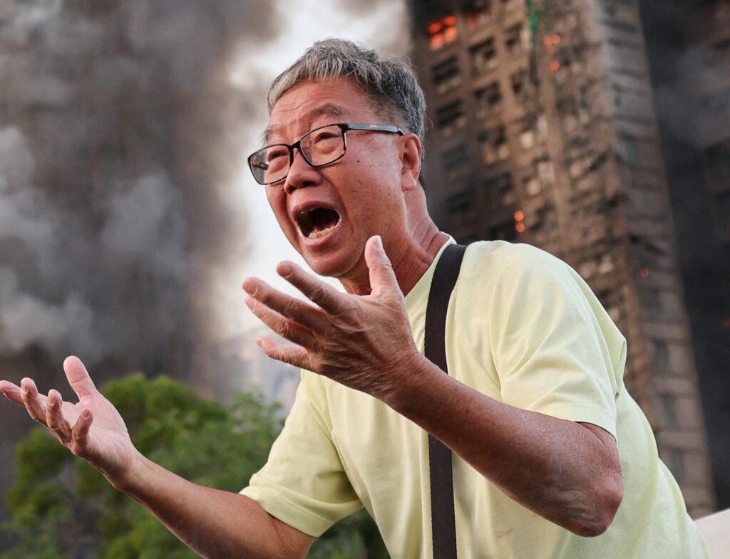 Hong Kong apartment fire kills 44, hundreds missing as bamboo scaffolding fuels rapid spread