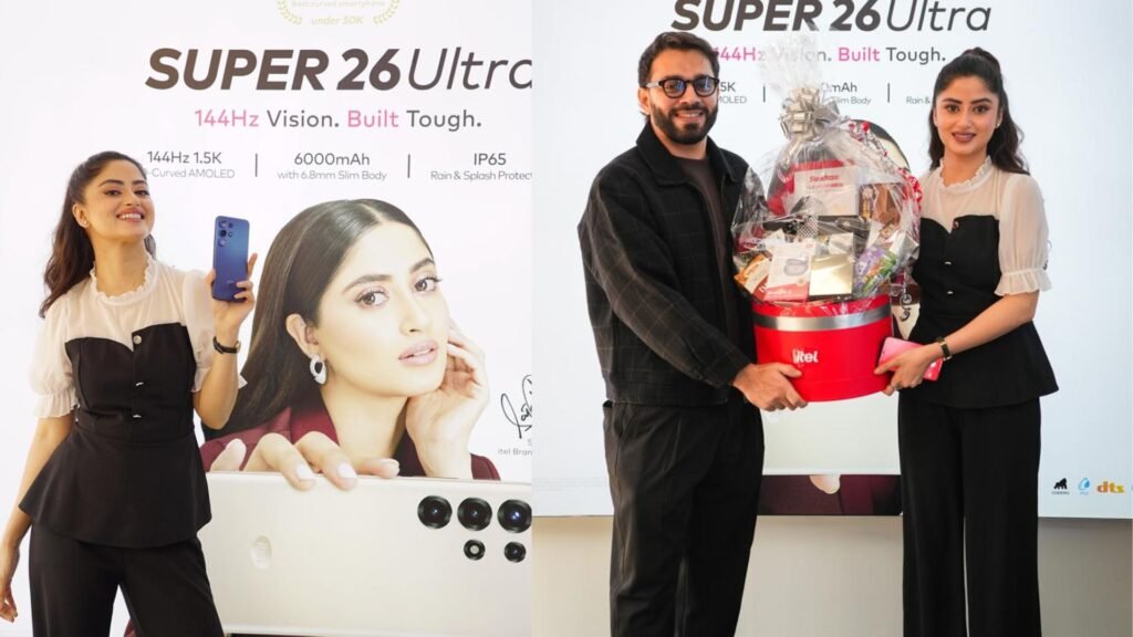itel Home Unveils Strategic Roadmap for 100+ Stores During Flagship Store Visit with Sajal Aly itel pakistan