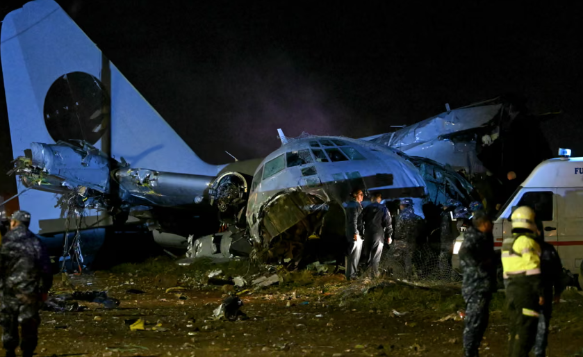 Bolivian military plane carrying banknotes crashes, at least 15 killed