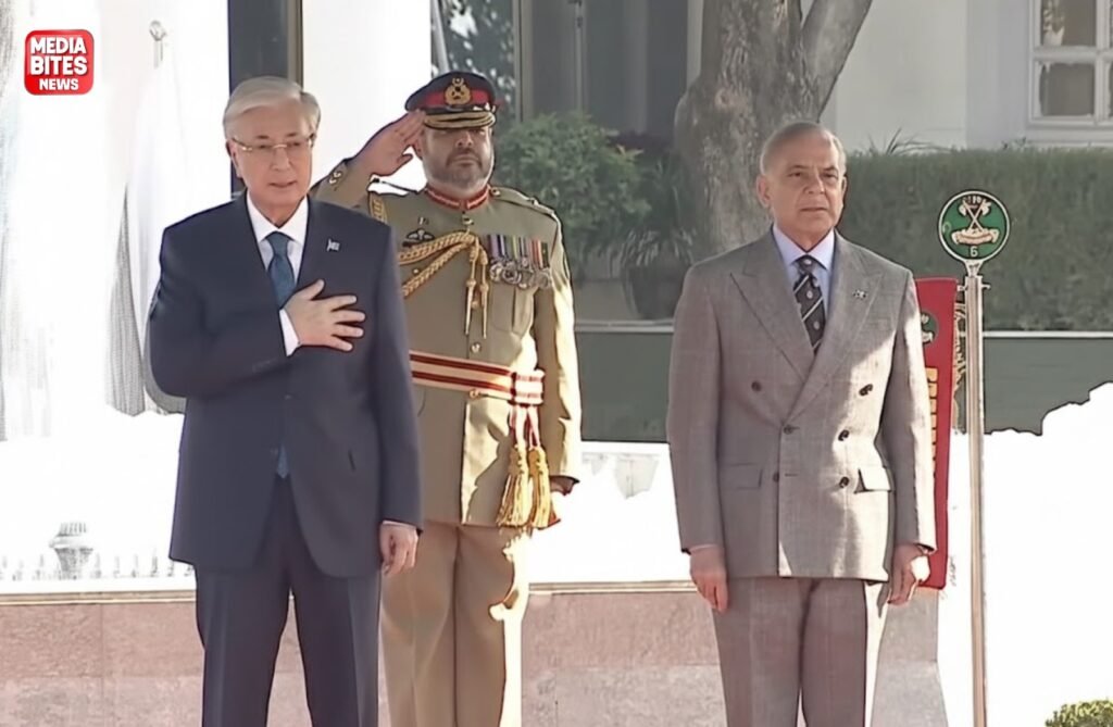 Kazakhstan President Accorded Guard of Honour at PM House