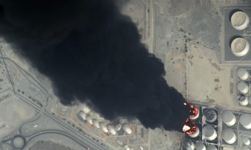 Breaking: Drone attack triggers fire at UAE’s Fujairah oil hub, loading operations halted