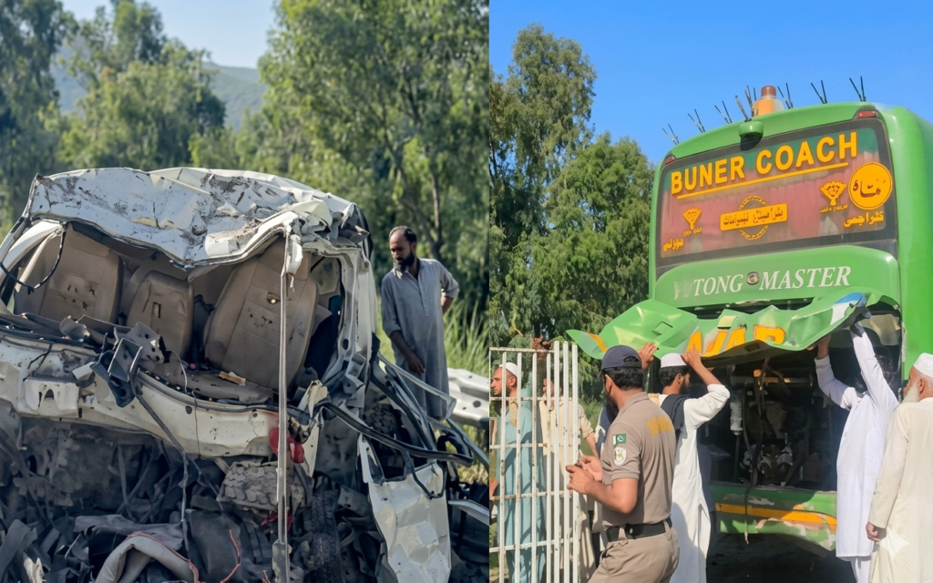 Parked Bus Horror on Swat Expressway: 16 Killed as Van Slams Into Stationary Vehicle