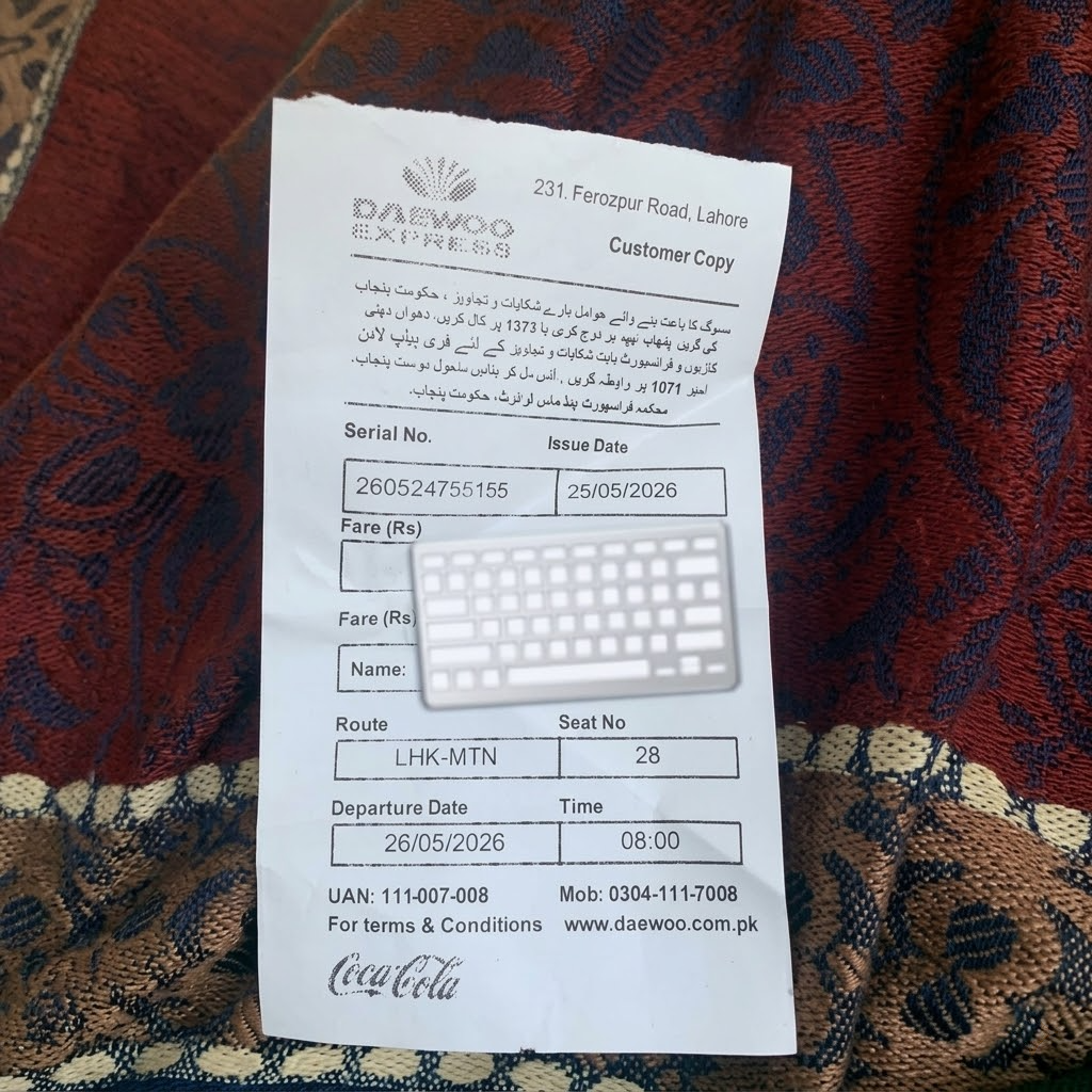 Daewoo Express Faces Backlash After Lahore-Multan Passenger Complaint!