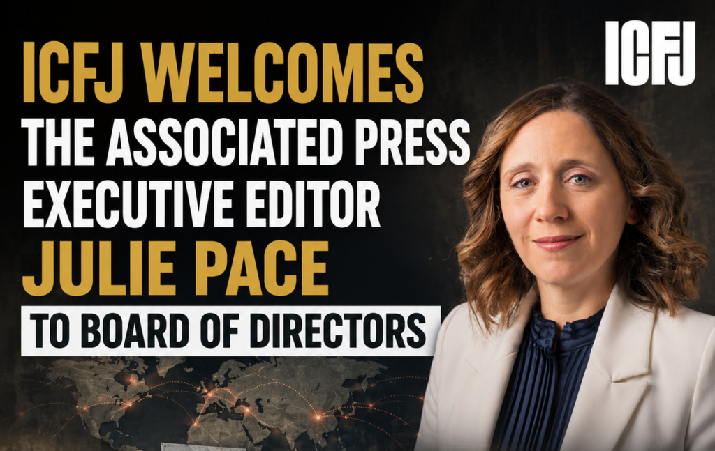 ICFJ welcomes The Associated Press Executive Editor Julie Pace to Board of Directors