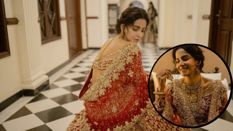 From Struggles to Stardom—How Saba Qamar Became a Superstar? Saba Qamar in bridal dress
