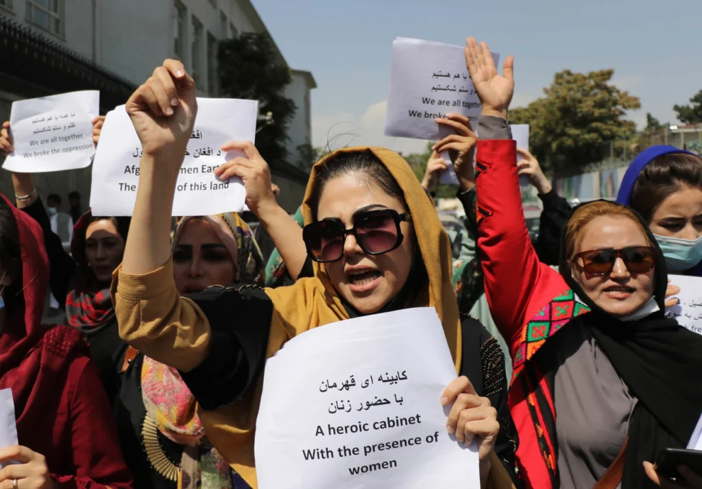 Taliban crackdown on women’s dress code protest leaves two dead in Afghanistan