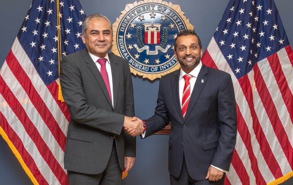 FBI chief Kash Patel hosts Pakistan Interior Minister Mohsin Naqvi, vows deeper counterterrorism and cyber cooperation