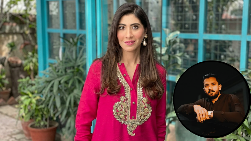 Hina Parvez Butt Calls Out Rajab Butt, Other TikTokers, Igniting Online Debate Hina Parvaiz picture with Rajab Butt image in circle
