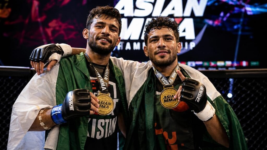 Pakistan shines two gold medals at asia MMA championship