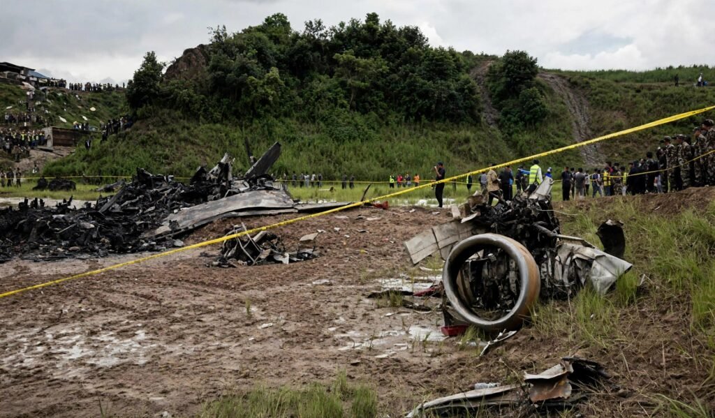Military aircraft crashes, 14 people killed.