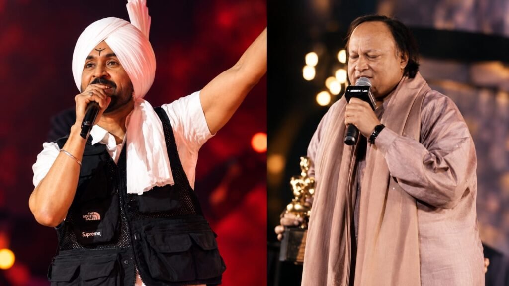 Diljit Dosanjh reveals Nusrat Fateh Ali Khan qawwali left him crying before Milan show